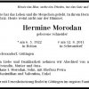 Schneider Hermine 1922-2011 Todesanzeige